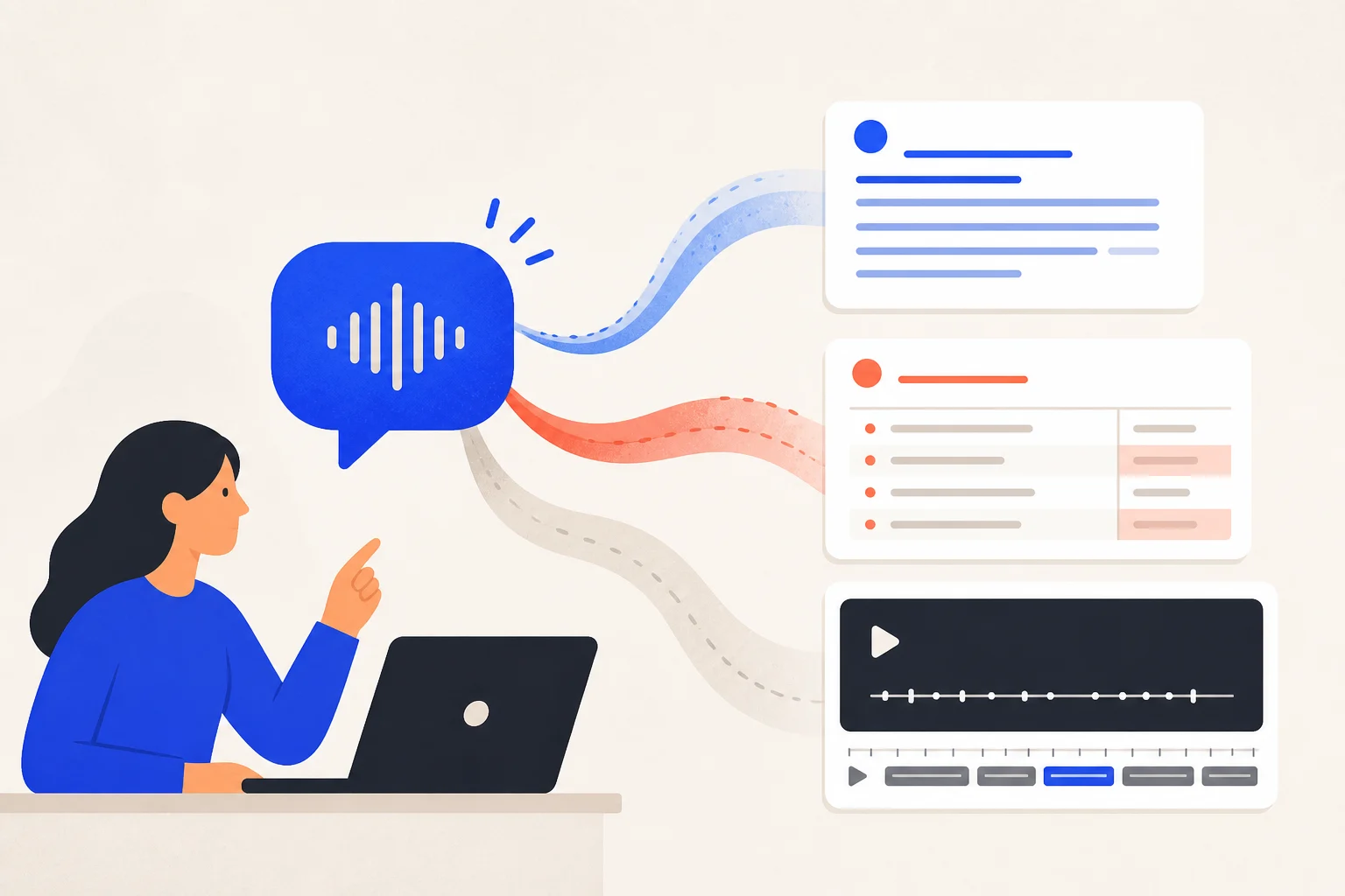 A live-caption session exporting to documents, meeting notes, and video subtitles